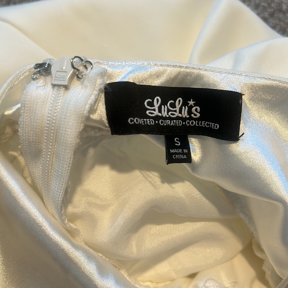 Small White LuLus Dress - Picture 4 of 4